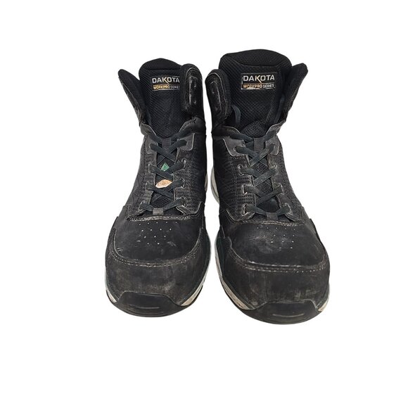 Dakota Men's 3617 Mid-Cut Quad Lite Steel Toe Steel Plate Shoes Black Size 10M - Picture 6 of 8